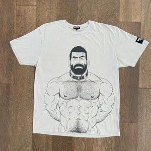 Gengoro Tagame bondage t-shirt, size L